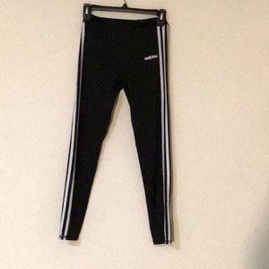 Adidas black and white leggings